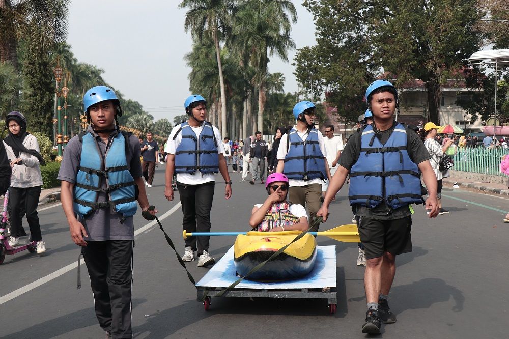 Uniknya Kaliwatu Xtreme Xperience: Pakai Kontum Rafting di CFD Malang, Ajak Masyarakat Berpetualang di Alam Bebas