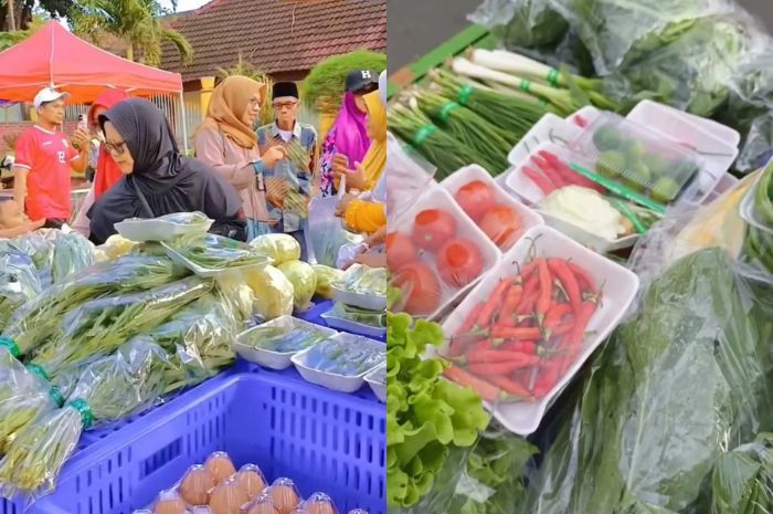Viral Lapak Sayuran Serba 5 Ribu, Bikin Emak-emak di Sumenep Kalap Belanja