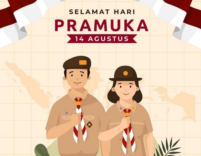 Kumpulan Ucapan dan Twibbon Menyambut Hari Pramuka Nasional Pada 14 Agustus 2024