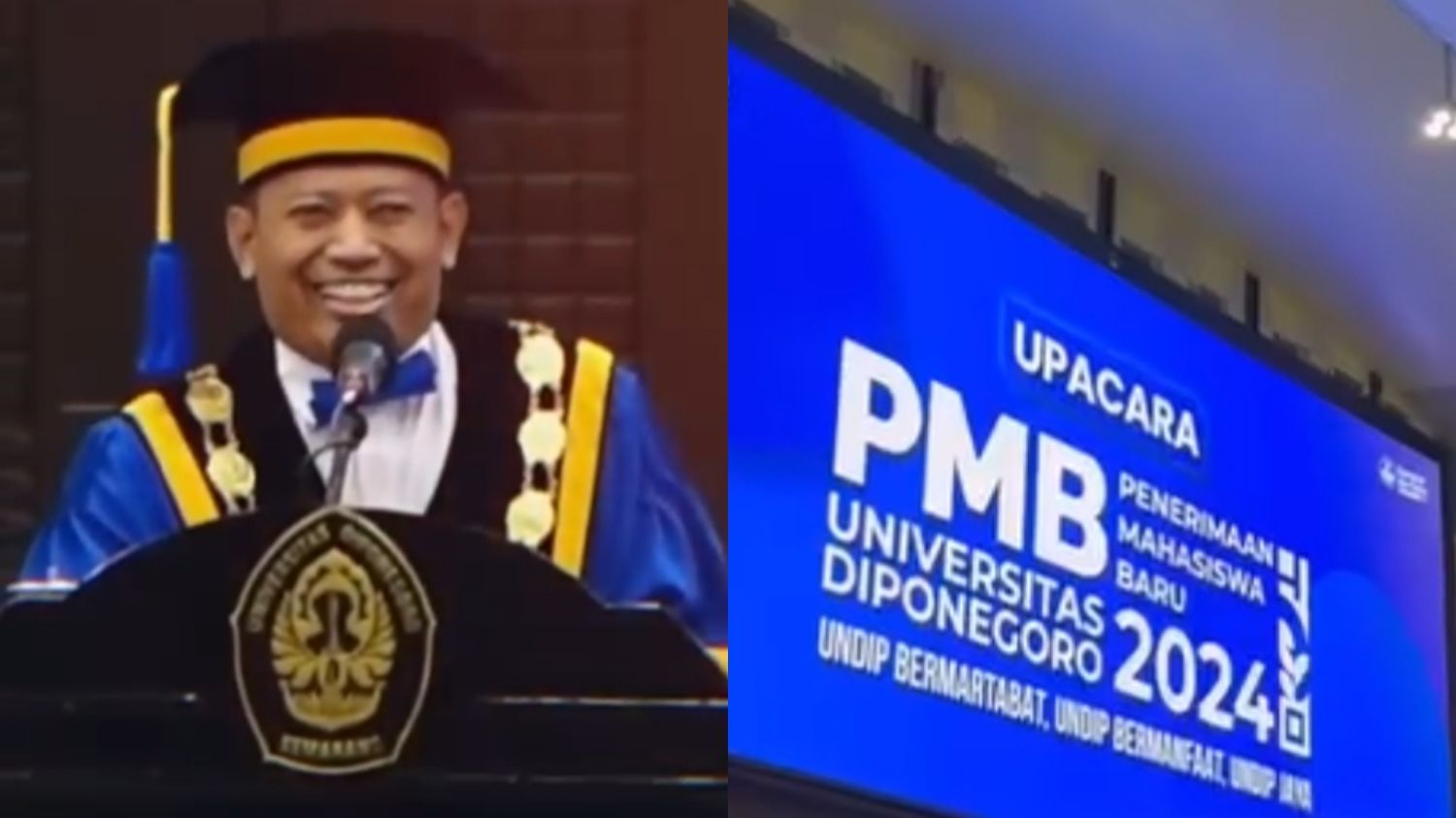 Serunya PMB Undip 2024, Rektor: Ospek Kok di Lapangan? Jangan Ya Dek Ya!