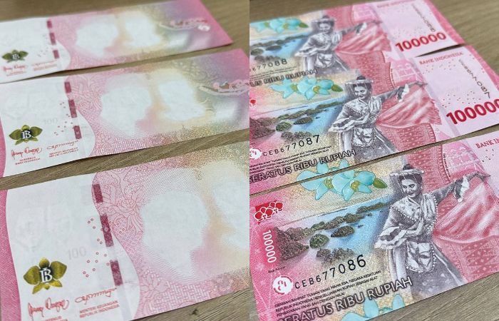 Momen Langka! Seorang Wanita Dapat Uang tapi Nggak Ada Gambar Soekarno-Hatta, Netizen: Mahal Tuh!