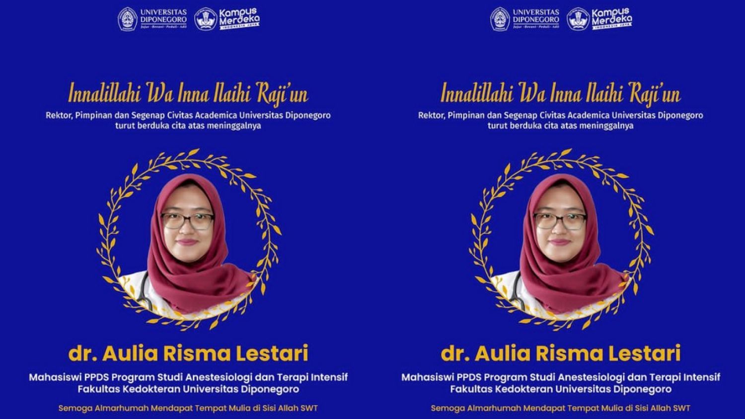 Pilu! Ayah dari Dokter Aulia Korban Bullying PPDS Undip, Meninggal Dunia di RSCM