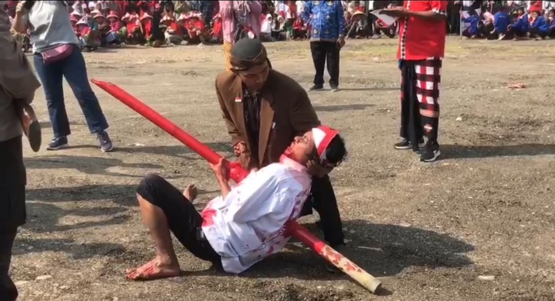 Persembahkan Teatrikal Jenderal Sudirman, Warga Lambangsari Ingatkan Masyarakat Atas Jasa Para Pahlawan