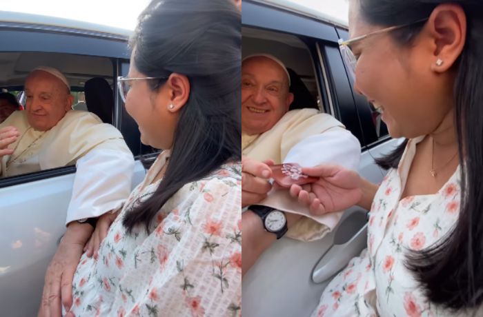 Viral Ibu Hamil Diberkati Langsung oleh Paus Fransiskus, sang Suami: Pengalaman Rohani Luar Biasa
