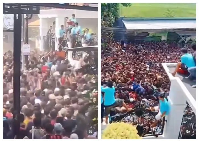 Kegaduhan Tercipta karena Pengusaha Batik Sawer Uang Rp.35 Juta