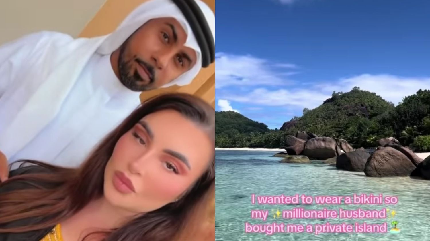 Bucin Abis, Suami di Dubai Beli Pulau Pribadi supaya Istrinya Bisa Berbikini dengan Bebas dan Aman