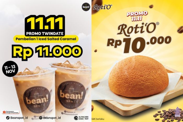 12 Promo Makanan dan Minuman 11.11 November 2024, Buruan Serbu!