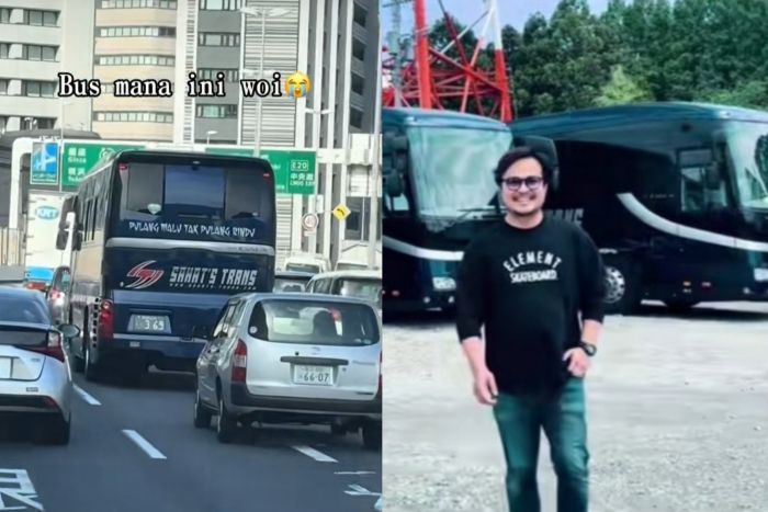 Viral Bus Bertuliskan 'Pulang Malu Tak Pulang Rindu' di Jepang, Ternyata Pemiliknya Orang Indonesia!