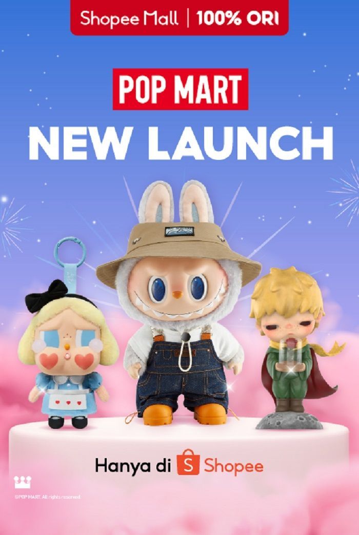 12 Edisi Terbaru Labubu dan Koleksi Lainnya dari POP MART Hadir Eksklusif hanya di Shopee 12.12 Birthday Sale