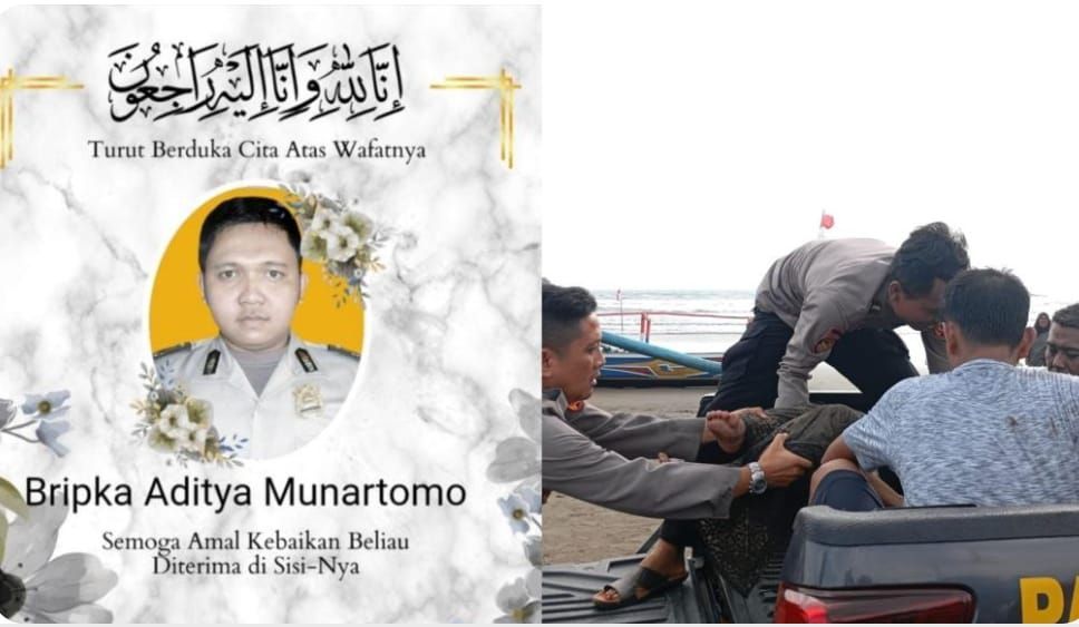 Kisah Heroik Bripka Andithya, Tewas saat Coba Selamatkan Wisatawan di Pangandaran