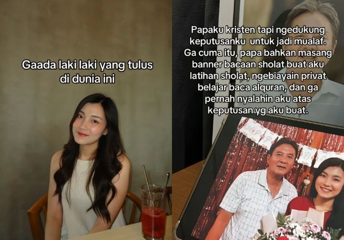 Viral! Cerita Haru Seorang Ayah Izinkan Anaknya Mualaf: Beri Dukungan hingga Pasang Banner Bacaan Salat