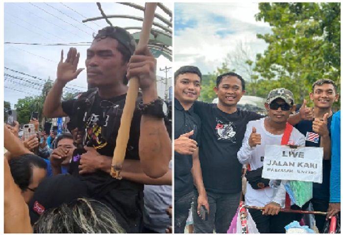  Kisah Daeng Anpes Live Jalan Kaki 1800 KM dari Makassar ke Manado yang Penuh Haru dan Inspiratif