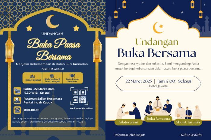 6 Contoh Undangan Buka Puasa Bersama, Bisa Share via WA!