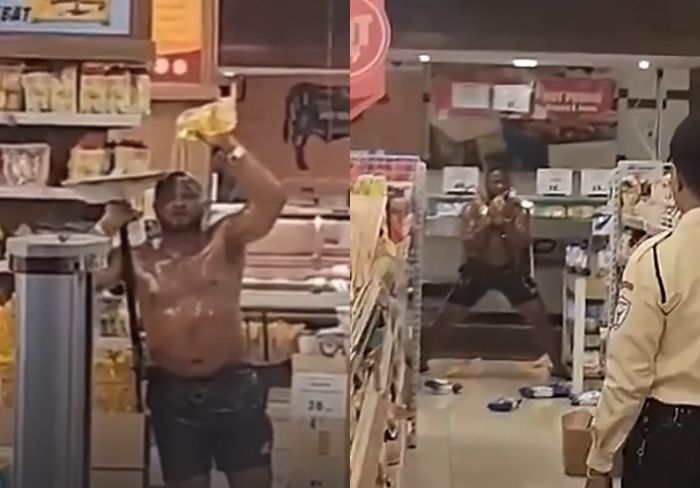 Viral WNA Afrika Ngamuk di Supermarket Kalibata, Sampe Siram Badan Pakai Minyak