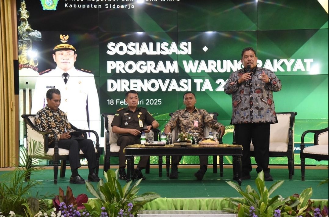 Pemkab Sidoarjo Targetkan Renovasi 800 Warung Rakyat di Tahun 2025