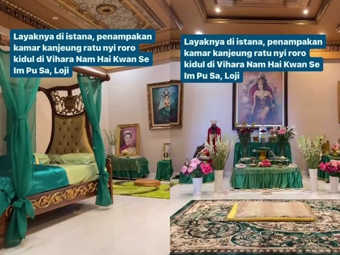 Bak Istana, Kamar di Vihara ini Konon Disebut Tempat Nyi Roro Kidul
