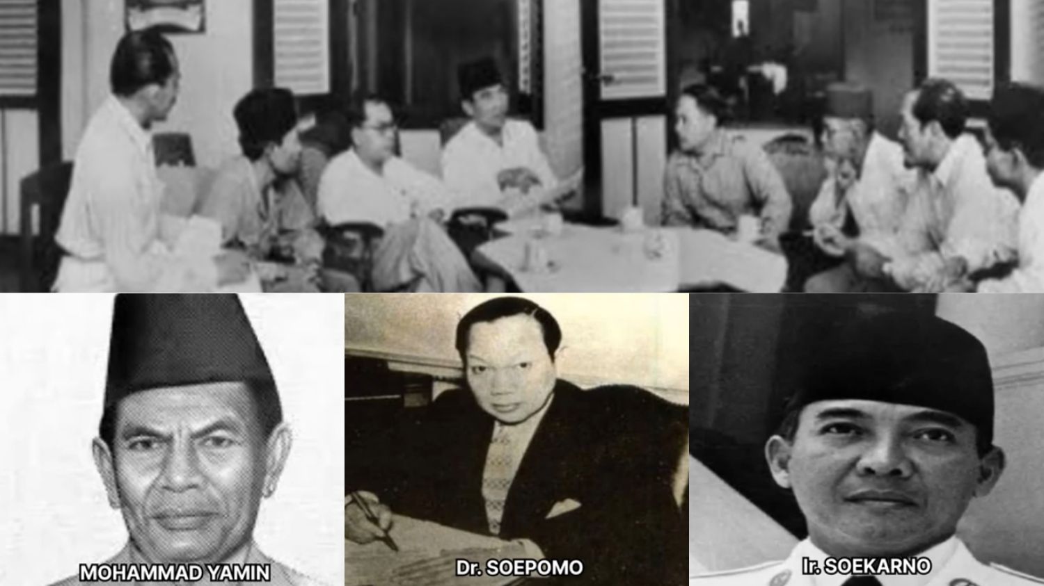 Mengenal Kiprah Tiga Tokoh Perumus Pancasila  dalam Sejarah Perjuangan Indonesia