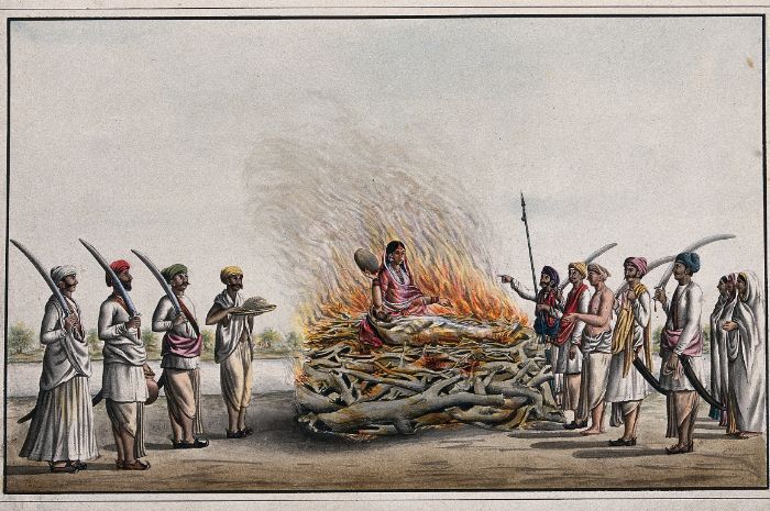 Mengenal Ritual Sati dari India, Tradisi Para Janda Membakar Diri di Samping Jasad Suami