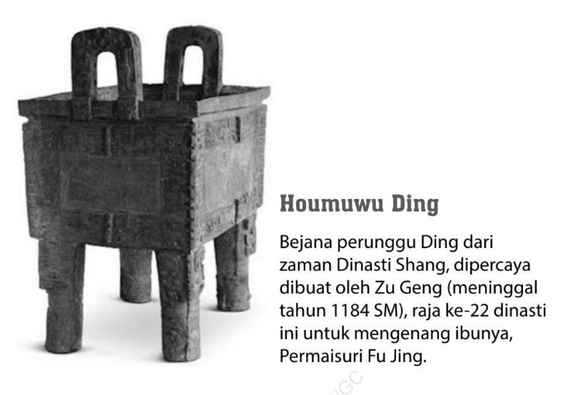Jejak Ramalan dan Kekuatan Houmuwu Ding, Bejana Perunggu dari Era Dinasti Shang