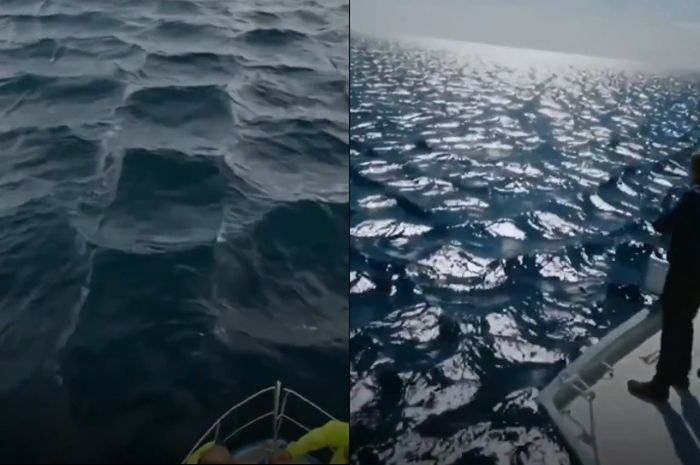 Langka! Nelayan di Laut Aegea Dikelilingi ‘Gelombang Persegi’ yang Misterius dan Mematikan