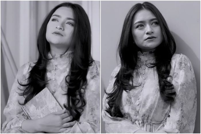 Nathalie Holscher Sumringah Usai Buka Hijab, Pamer Rambut Terurai saat Makan Bareng Adzam