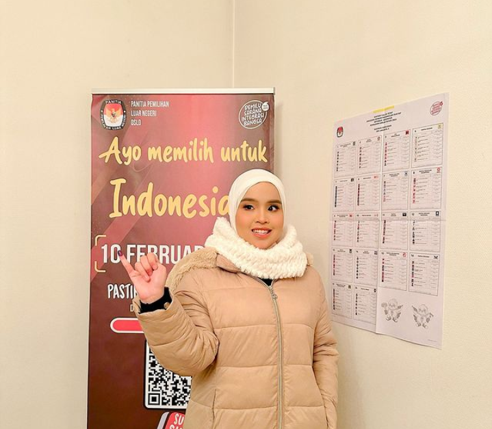 Putri Ariani Coblos Pemilu di Oslo Norwegia Sembari Syuting Video Klip 'Who I Am'