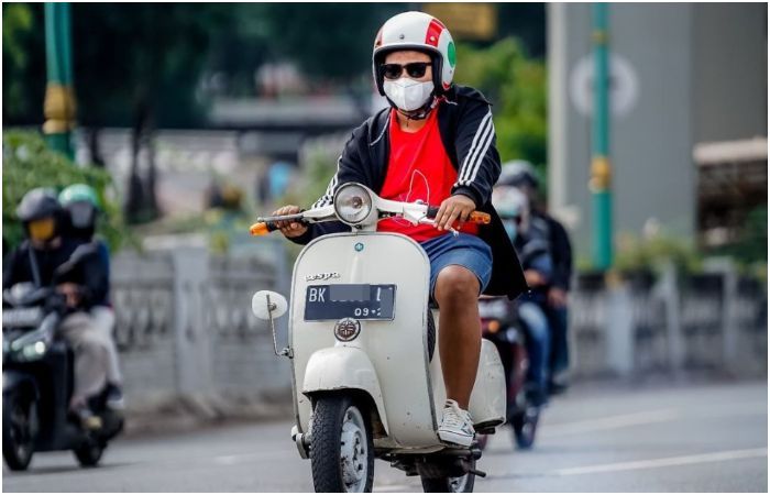 Fati Indraloka Lelang Vespa Kesayangan Babe Cabita, Hasilnya untuk Bangun Masjid dan Pondok Pesantren