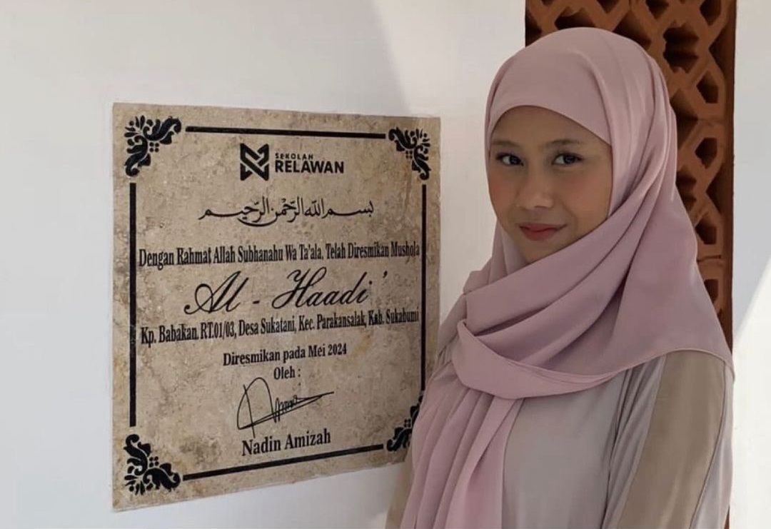 Salut! Salah Satu Impian Nadin Amizah Bangun Mushola Telah Tercapai