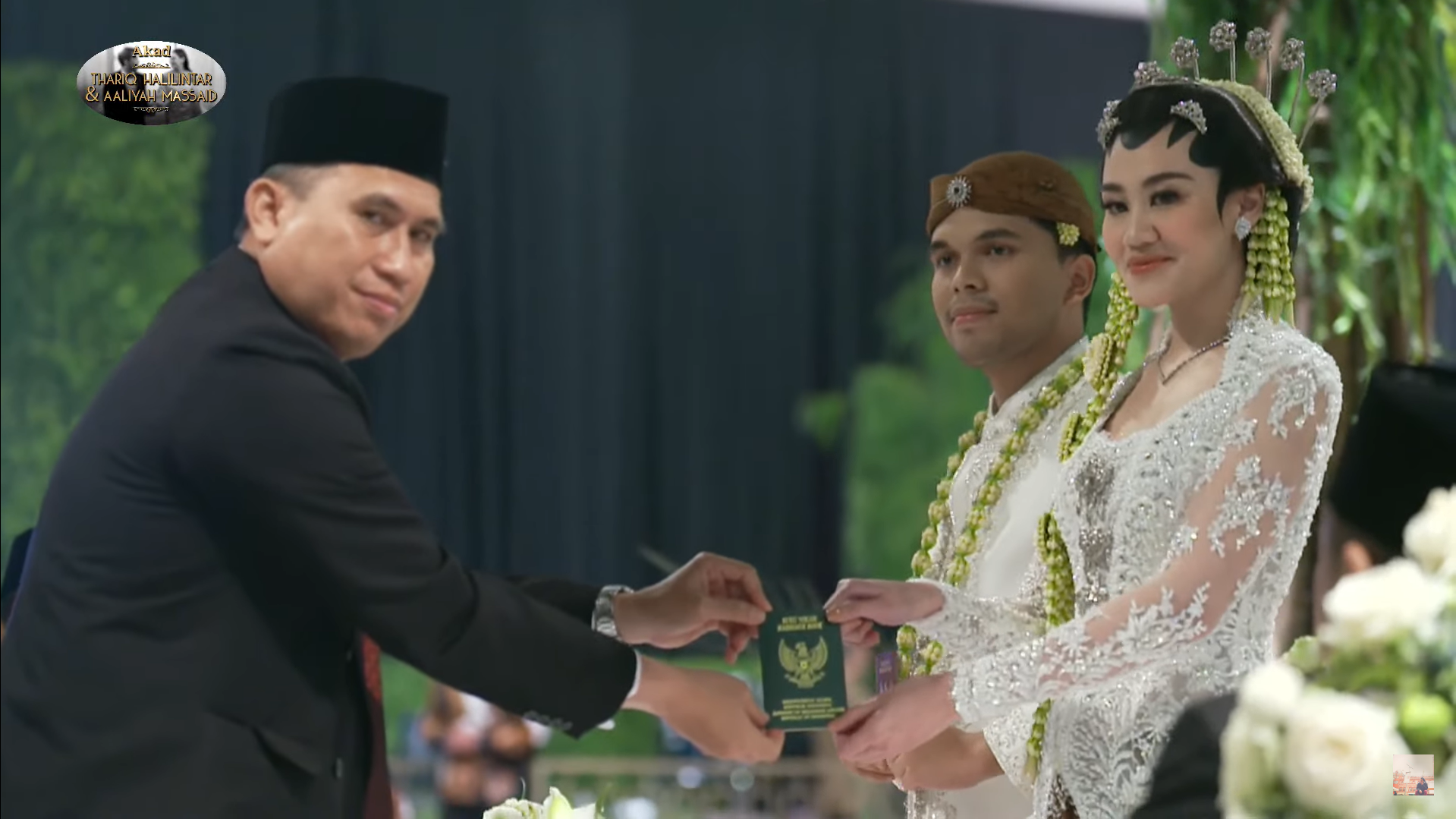 Detik-detik Ijab Kabul Aaliyah Massaid dan Thariq Halilintar, Resmi Menjadi Pasangan Suami Istri