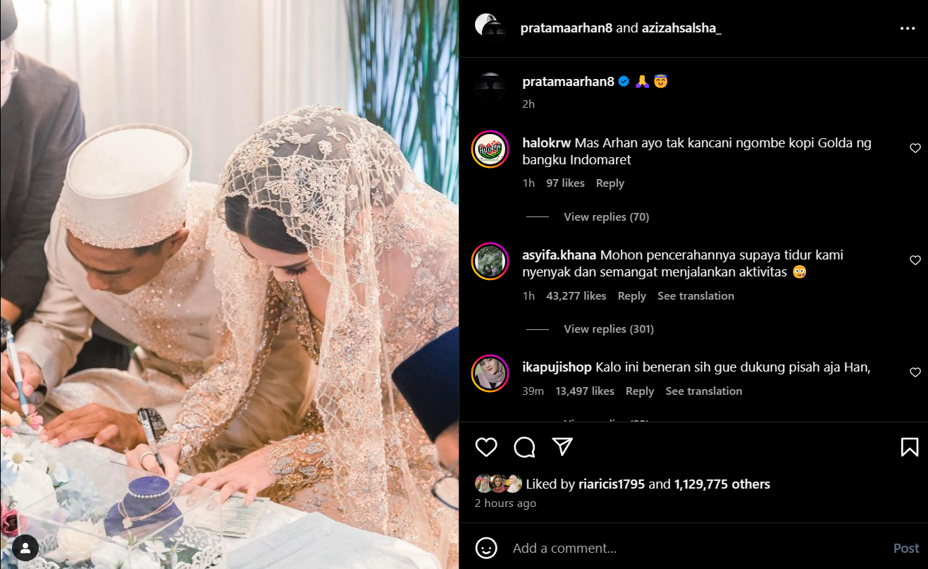 Perselingkuhan Jadi Hadiah Ulang Tahun Pernikahan Arhan dan Azizah Salsha