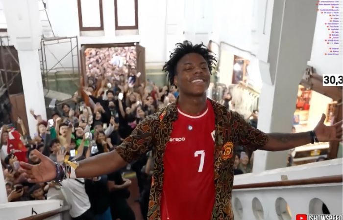 Rekor! IShowSpeed Berhasil Raih 1 Juta Penonton Saat Live di Indonesia