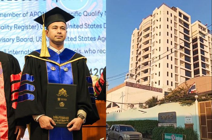Viral Alamat Kampus Pemberi Gelar Doctor Honoris Causa ke Raffi Ahmad di Thailand Ternyata Hotel, Netizen Bingung