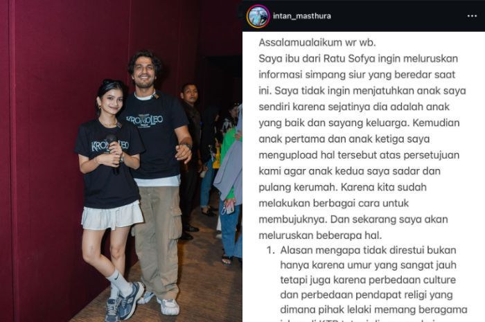 Ibu Ratu Sofya Ungkap Alasan Tak Restui Cornelio Sunny