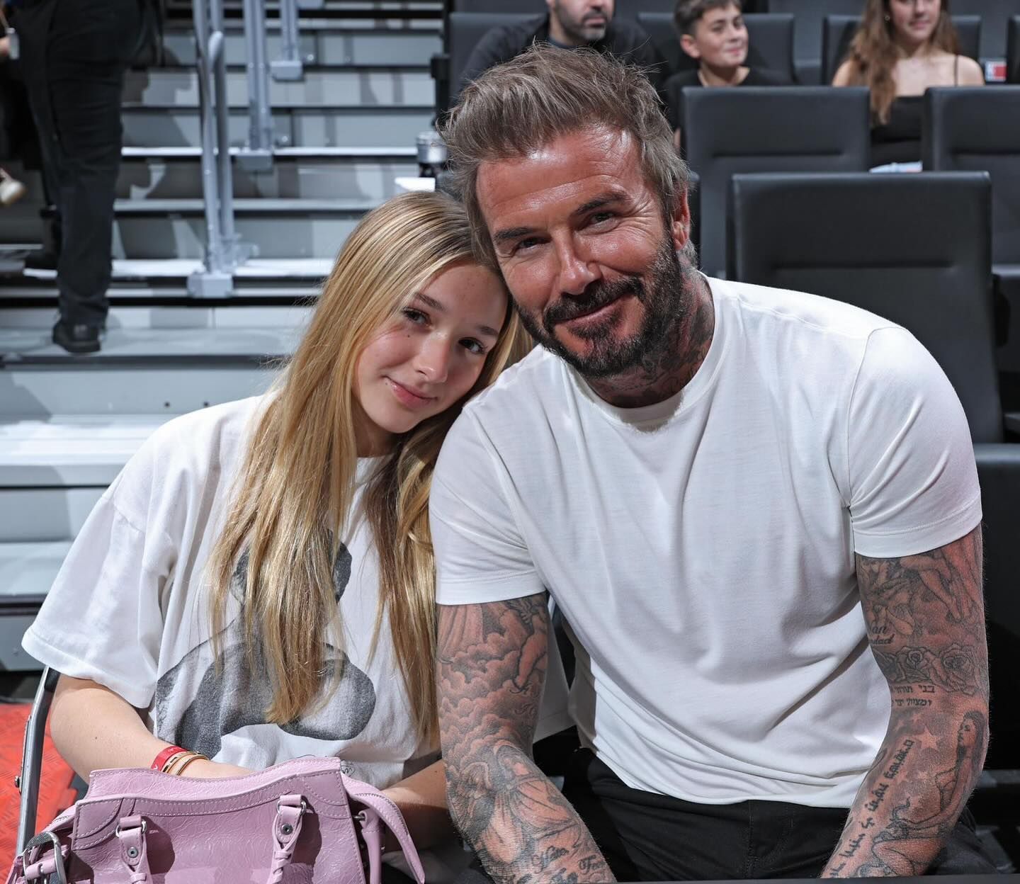 Potret Anak Bungsu David Beckham, Tampil Mempesona Bersama Sang Ayah