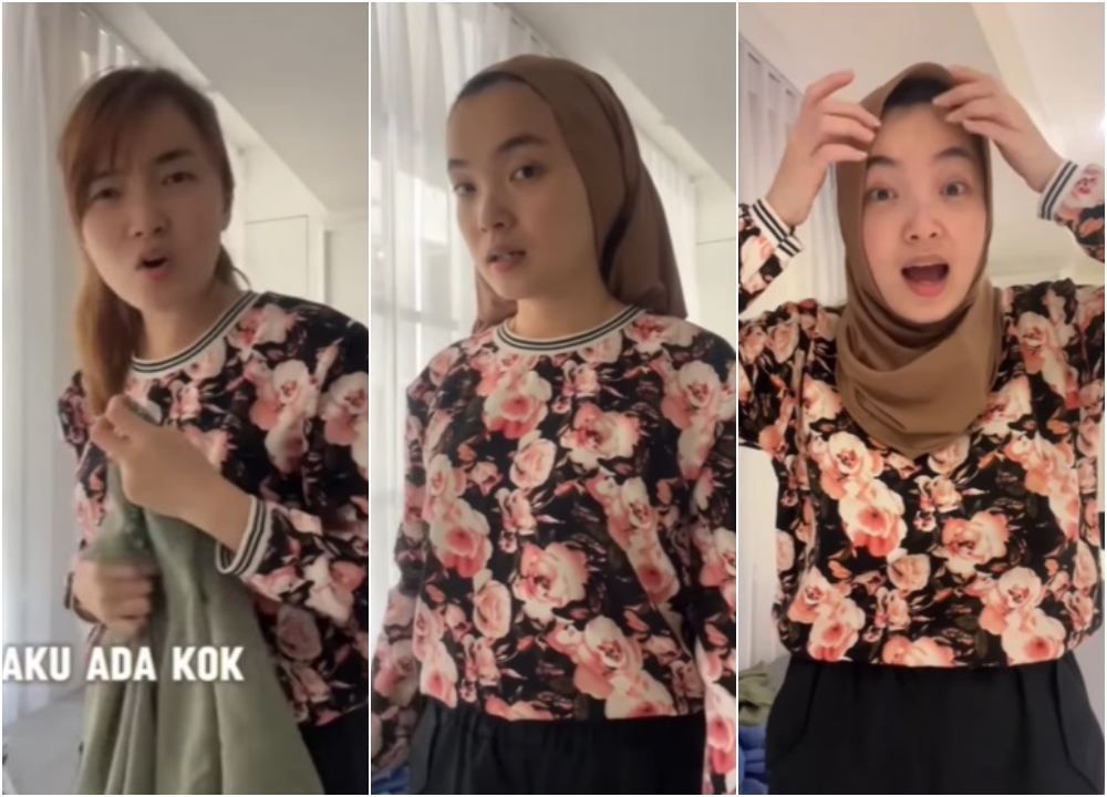 Momen Angel Cherrybelle Sibuk Belajar Pakai Hijab Tanpa Tutorial Demi Ikutan War Takjil