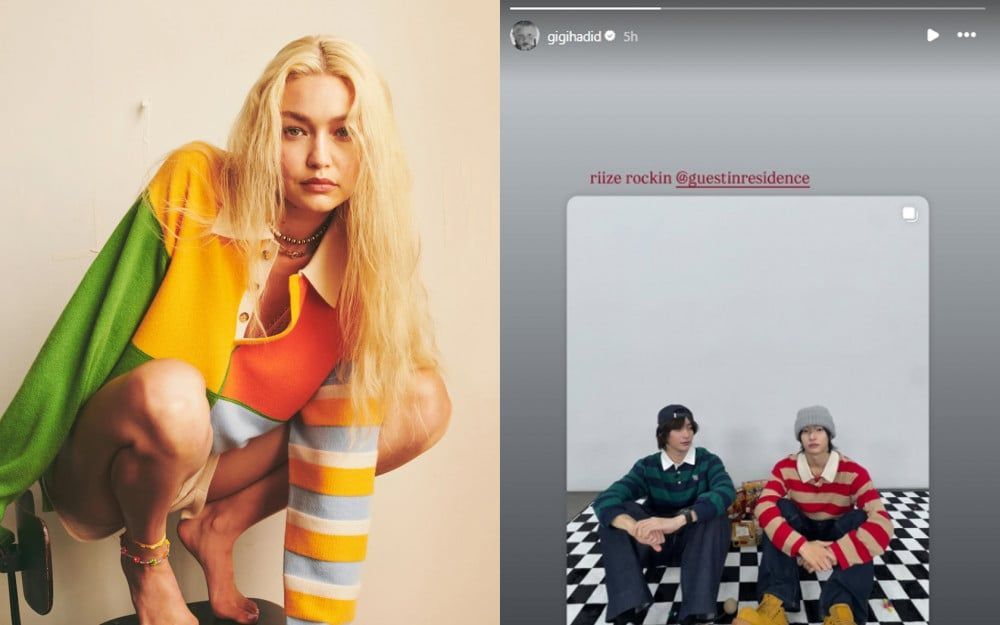 Gigi Hadid Dukung RIIZE yang Tampil Keren dengan Brand Miliknya, Guest In Residence