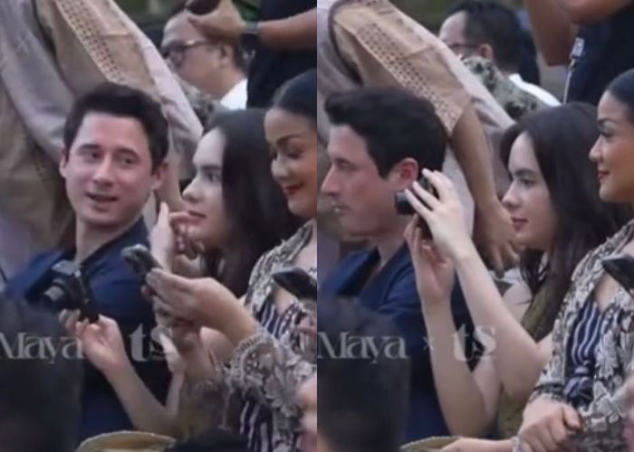 Nino Fernandez dan Steffi Zamora Terciduk Hadiri Pernikahan Luna Maya dan Maxime Bouttier