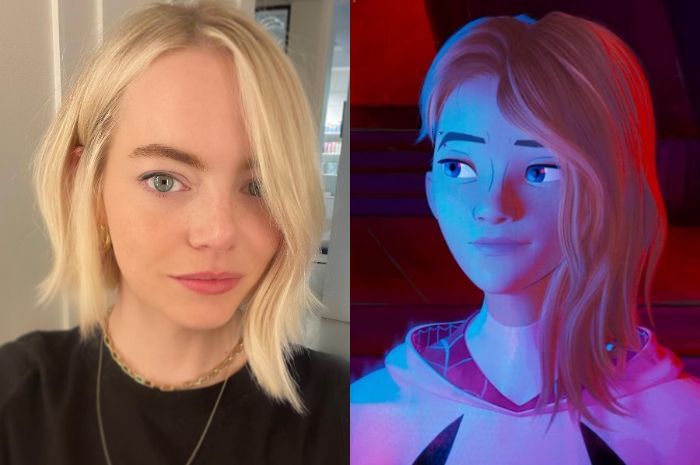 Emma Stone Ubah Model Rambut seperti Spider-Gwen, Kode Bakal Comeback di 'Spider-Verse' Versi Live Action?