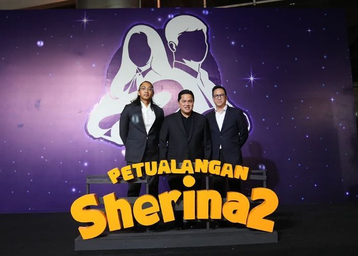 Nonton 'Petualangan Sherina 2' Bareng Anak, Erick Thohir Ajak Dukung Film Indonesia!