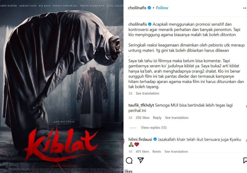 Kiai MUI Sebut Film 
