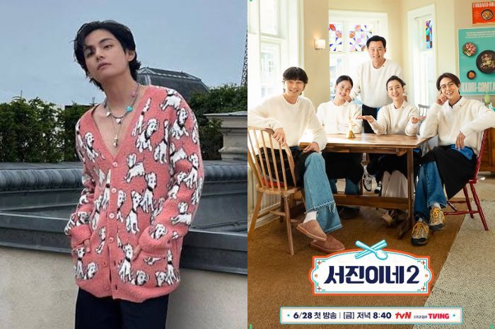 V BTS Beri Tanggapan Usai Nonton Episode Pertama 'Jinny's Kitchen 2'