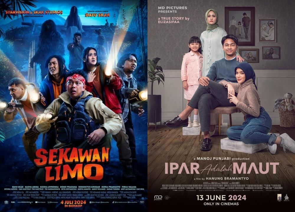 10 Film Box Office Indonesia Tahun 2024: 