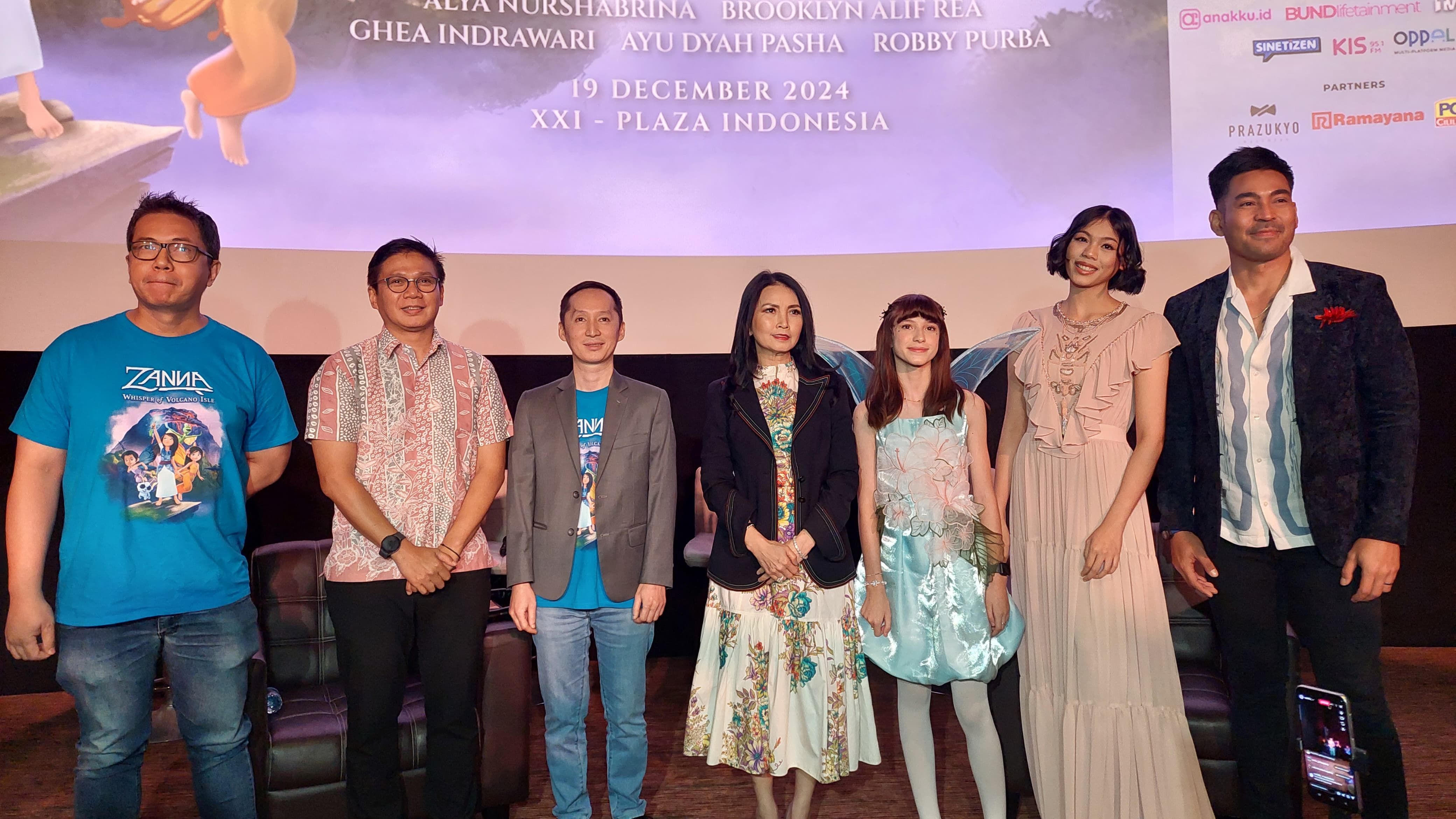 Cerita Robby Purba dan Alya Nurshabrina Terlibat Film Animasi ZANNA: Whisper of Volcano Isle