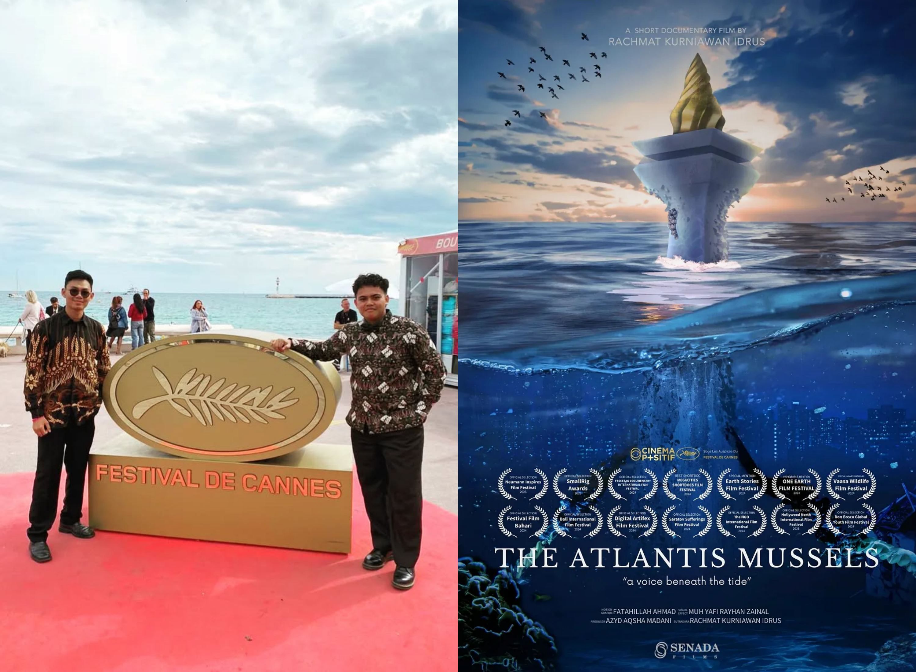 Iseng Bikin Film Dokumenter Pendek 'The Atlantis Mussels' 2 Mahasiswa Ini Menang di Festival Film Cannes