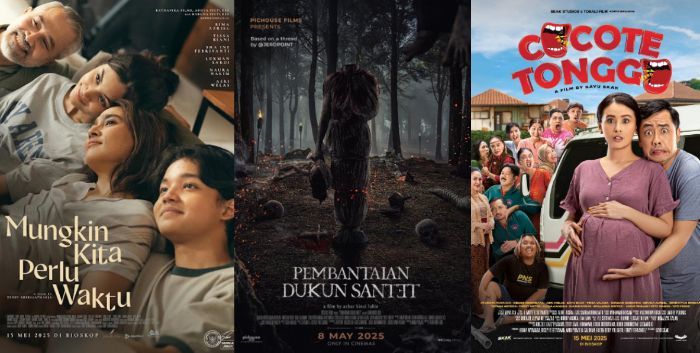 10 Rekomendasi Film Indonesia Terbaru Mei 2025, Tayang di Bioskop!