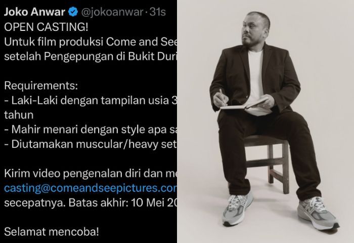 Joko Anwar Buka Casting untuk Film Selanjutnya, Simak Persyaratannya