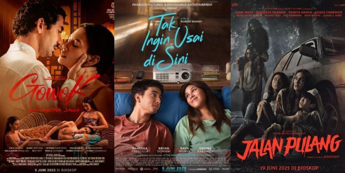 12 Film Indonesia Terbaru Juni 2025 Tayang di Bioskop, Banyak Dihiasi Wajah Luna Maya