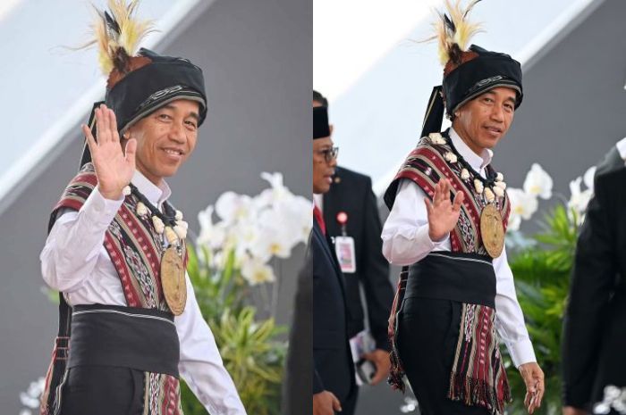 Presiden Jokowi Kenakan Pakaian Adat Tanimbar Maluku di Sidang Tahunan MPR 2023