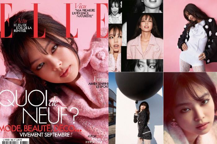 Daebak! Jennie BLACKPINK Jadi Artis Korea Pertama Tampil di Cover Majalah Elle France