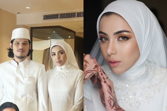 Potret Cantik Istri Virzha Sausan Sabrina, Kenakan Gaun Pengantin Elegan dan Makeup Natural di Hari Pernikahan